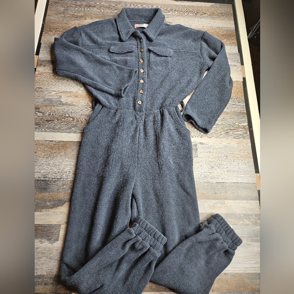 Free People FP Beach Ride or Die Jumper Smokey Navy Blue XS - Picture 2 of 12